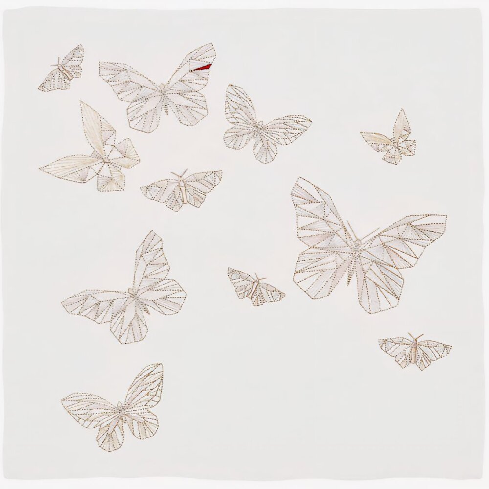 Kim Seybert diamant butterflies napkin